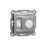 Termostat / regulátor teploty  do podlahového vytápění, stříbrný IP20 SDD113507 Sedna Design  Schneider Electric
