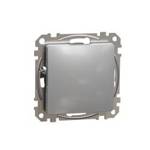Ochranný kryt do zásuvky / záslepka, stříbrný IP20 SDD113904 Sedna Design Schneider Electric