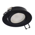 AKTYN 1 OV Black IP20 kruhové stropní bodové svítidlo černé EDO777122 Edo Solutions