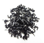 Držák kabelu FLOP YDYp3x1,5 10/6 černý balení 100ks H.7014C Pawbol