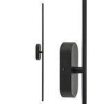 Nástěnná lampa LED SALDA-14 14W 680lm 4200K IP44 černá | HOROZ