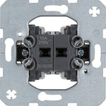 Adaptér 2-tlačítkové svítídlové svorky s kontaktem,  mechanizmus Berker 535035