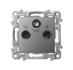 Zásuvka RJV-SAT SZAFIR šedá Ospel