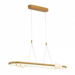 Lozanna LED závěsná lampa 3000K antický bronz PND-20112035-1C-GD
