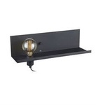 Nástěnná lampa MULTI USB 1L E27 černá Marksoljd 106482