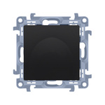 Kabelový vývod (modul) matný černý Simon 10