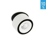 Zápustné svítidlo reflektor LED tuba regulovaná černá bílá Italux Sevilla Round Recessed 3000K SL7560/28W 3000K WH+BL