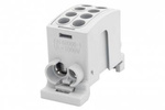 Svorkovnice HLK 100A-2 (1x25.1x16 / 1x25.1x16)- šedá F-elektro