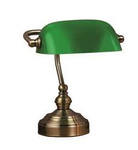 Stolní lampa BANKERS 25cm 1L E14 Patina Marksoljd 105930