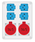 Rozváděč R-BOX 240 2x16A/5P, 4x250V B.1096 Pawbol