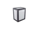 Venkovní LED nástěnné svítidlo kostka obdélníkové černé 12W 3000K teplá VT-822-B 8340 V-TAC