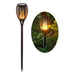 Solární lampa TORCH černá LED 1700K IP44 VO2222 Volteno