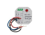 Bistabilní relé s časovým vypínačem, Un=230V, I=10A, kontakt 1Z, montáž do podomítkové krabičky ?60, BIS-403, F&F