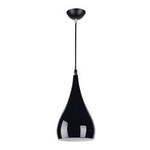 Závěsná lampa JUSTA BLACK, 1 x E27, černá, 3264, Struhm