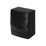 Povrchový 4modulový černý kouřový rozváděč HOROZ