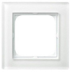 Rámeček jednonásobný, bílé sklo, R-1RG/31, Ospel Sonata