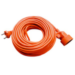 Prodlužovací kabel ECO PO-ST 2p, 10A, 2500W, 15m, kabel OMY 2x1 oranžový
