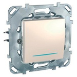 Schodišťový vypínač s podsvícením písčitá Unica MGU50.203.25NZ Schneider Electric