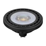 AR111 GU10 6W 3000K 510lm při 360° 450lm při 90° černá