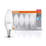 Sada 4x LED žárovka E14 4,9W =40W 4000K neutrální NW 470lm svíčka Osram