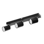 DOA SP 3I, nástěnné a stropní svítidlo, GU10 max. 3x50W, IP20, černá