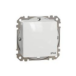 Světelný vypínač / vypínač světla, schodišťový, bílý IP44 SDD211106 Sedna Design Schneider Electric
