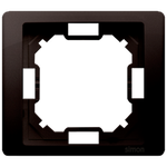 Rámeček 1-násobný Neos čokoládový Kontakt Simon Basic BMRC1/47
