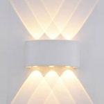 Nástěnné svítidlo Ortelo LED 3000K bílé pískované OWL-451-3-WH