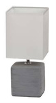 Stolní lampa ORLANDO bílá, popel E14 40W IP20 Rabalux