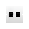 Bílá \ RJ45 || Kat. 5e || RJ11