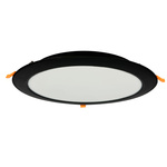 Zápustné LED downlight svítidlo ALEXIS 30W 3000lm IP20 CCT kruhové černé | HOROZ