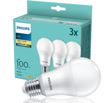 Sada 3x LED žárovka 100W A67 E27 WW FR ND 3PF/6 DISC