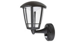 Nástěnné svítidlo venkovní s čidlem soumraku SORRENTO černá mat LED 8W 500lm 3000K IP44 Rabalux