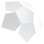 Nástěnné svítidlo PENTA bílá 2xG9 Sollux SL.0422