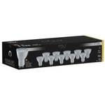 Sada 10x FARI LED GU10 7,5W 3000K teplá WW žárovka 700lm 120st Edo Solutions