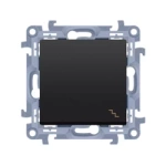 Střídavý spínač (modul) 10AX 250V matná černá Simon 10