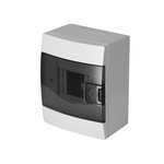 Povrchový 4modulový rozváděč HOROZ kouřově bílý