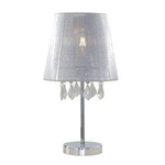 Stolní lampa elegantní Mona stříbrná