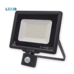 LED reflektor MHC se senzorem 50W ČERNÝ NEUTRÁLNÍ BÍLÝ LED2B