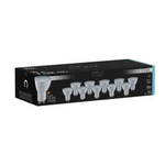 Sada 10x FARI LED GU10 7,5W 6500K studená CW žárovka 700lm 120st Edo Solutions