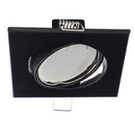 VIERA Black IP20 čtvercové zapuštěné bodové stropní svítidlo EDO777304 Edo Solutions