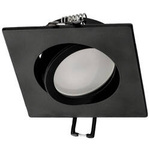 AKTYN 1 SQ Black IP20 čtvercové stropní bodové svítidlo EDO777123 Edo Solutions