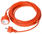Zahradní prodlužovací kabel 30m 2x1mm2 2000W oranžový Eco Light