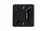 Upevňovací prvek pro kabelové pásky 25x25 mm černý op.50ks. F-electro