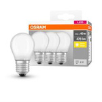 Žárovka OSRAM Classic P, 4W, E27, 470lm, 2700 K, 3 ks.