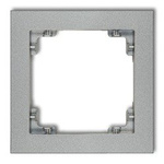 Rámeček univerzální jednoduchý (stříbrná metalíza), Karlik Deco, 7DR-1