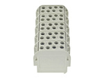 PĚTIŠROUBOVÁ SPOJOVACÍ LIŠTA ZGX 5x(1x35/2x25) MM2 (ŠEDÁ)