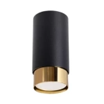 Plafond NERO 12.5 černá/zlatá SL.1410 Sollux