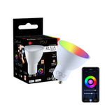 RUVA Smart LED GU10 4,8W RGB+CCT 2700-6500K 400lm 120st WiFi Tuya Smart žárovka EDO777637 EDO