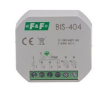 Bistabilní relé sekvenční 1-funk, Un=230V, I=2x8A, kontakt 2x1Z, montáž do podomítkové krabičky ?60, BIS-404, F&F